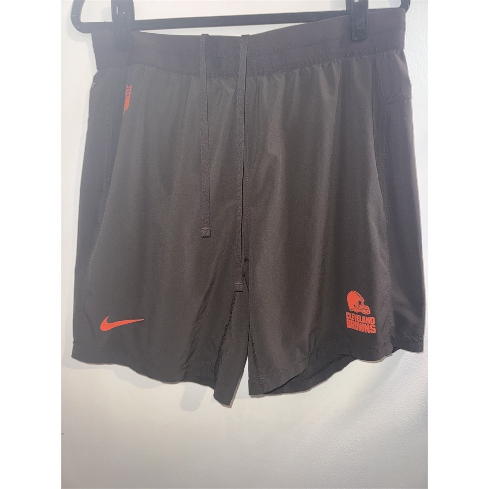 Bubba Ventrone Cleveland Browns Sz M Brown Nike Dri-Fit Team Practice Shorts